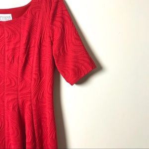 Vintage Red Short Sleeve Dress by Bethany